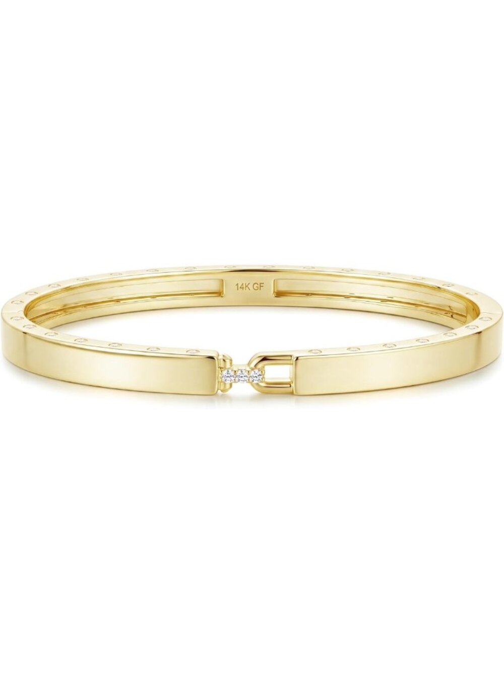 Elegant 14K Gold Filled Bangle Bracelet for Women - Stylish, Durable, Perfect